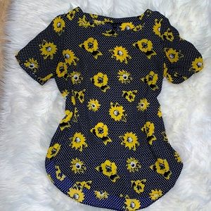 Banana Republic sunflower dress shirt